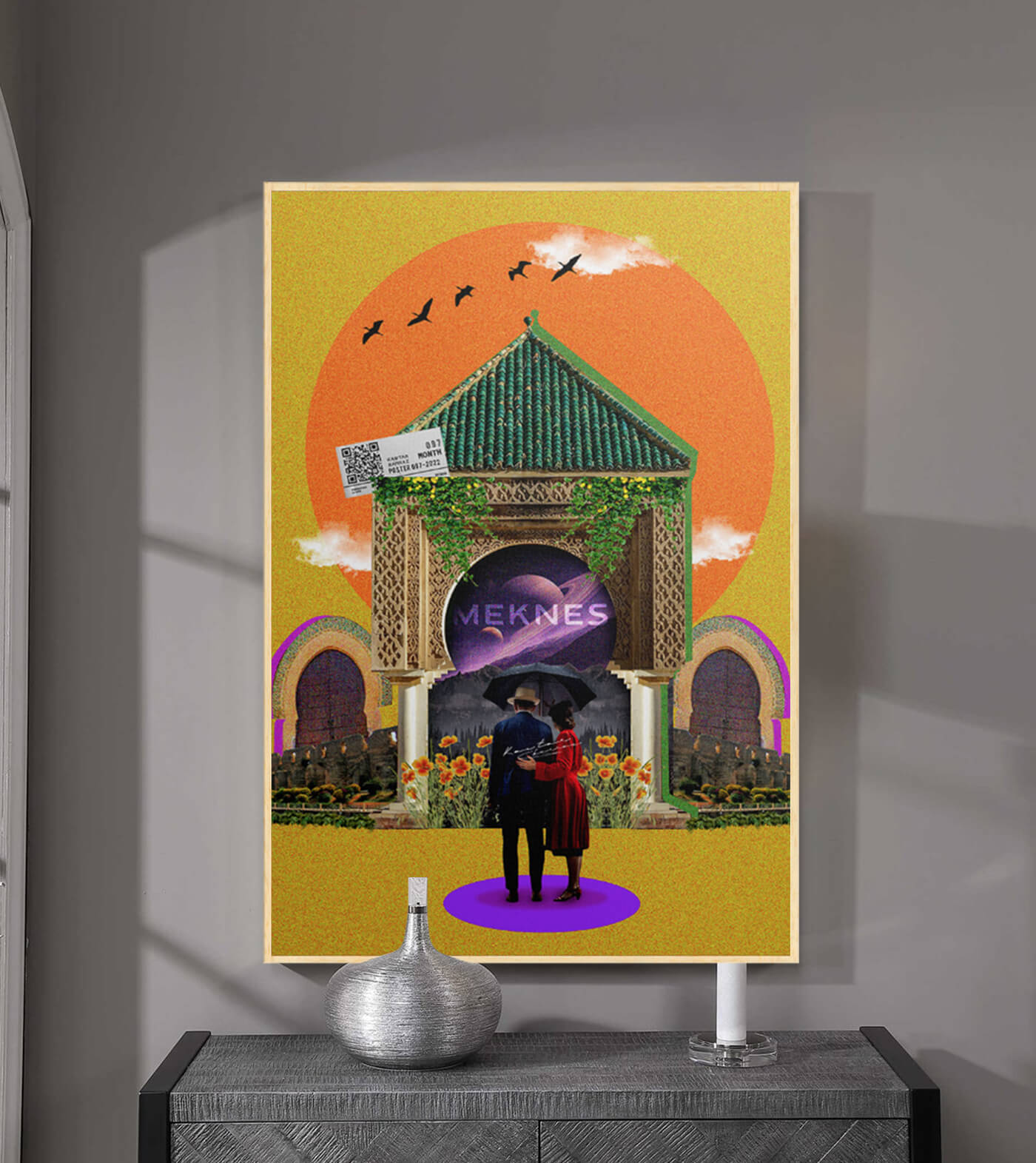 Meknes - signé par l'artiste Kawtar BRZ.